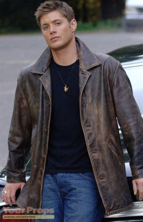 dean winchester leather jacket replica|supernatural dean winchester jacket.